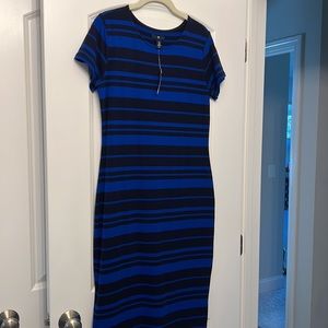 Gap Striped Midi Dress